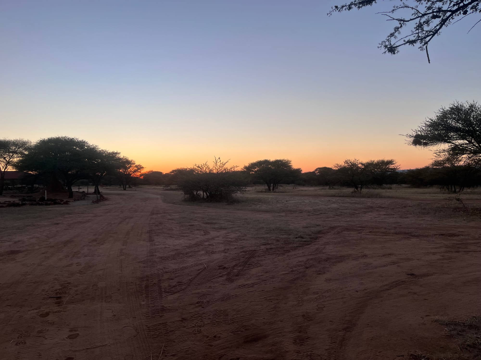 Sunrise in Namibia