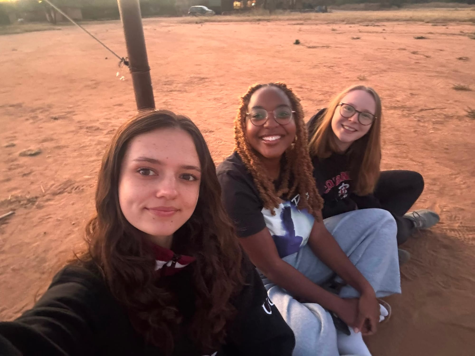 Watching volleyball